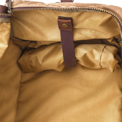 Campaign Waxed Canvas X-Large Duffle Bag-Bags > Duffle Bag > Waxed Canvas-Campaign-Smoke-Brown-Mission Mercantile Leather Goods