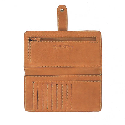 Ellington Leather Eleanor Wallet-Bags > Handbag > Leather-Mission Mercantile-Maple-Mission Mercantile Leather Goods