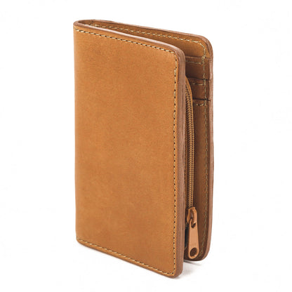 Ellington Leather Compact Wallet-Bags > Handbag > Leather-Mission Mercantile-Maple-Mission Mercantile Leather Goods
