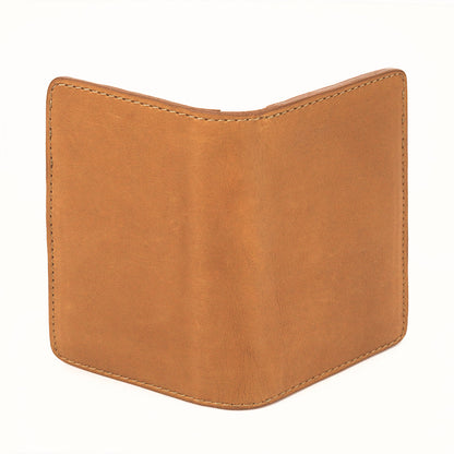 Ellington Leather Compact Wallet-Bags > Handbag > Leather-Mission Mercantile-Maple-Mission Mercantile Leather Goods