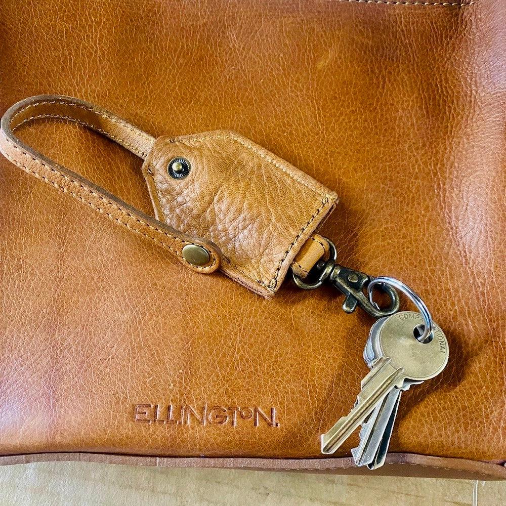 Ellington Leather Key Strap-Accessories > Keychain > Leather-Maple-Mission Mercantile Leather Goods