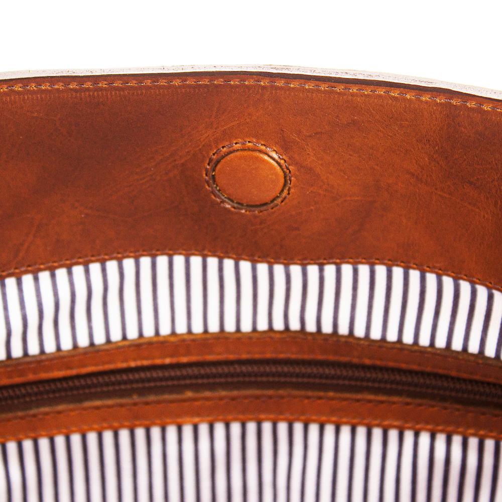 Heritage Waxed Canvas Commuter Tote-Bags > Handbag > Waxed Canvas-Hickory-Brown-Mission Mercantile Leather Goods