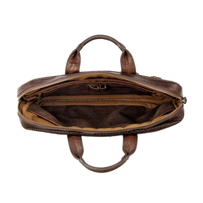Theodore Leather Attache-Bags > Briefcase > Leather-Espresso-Mission Mercantile Leather Goods