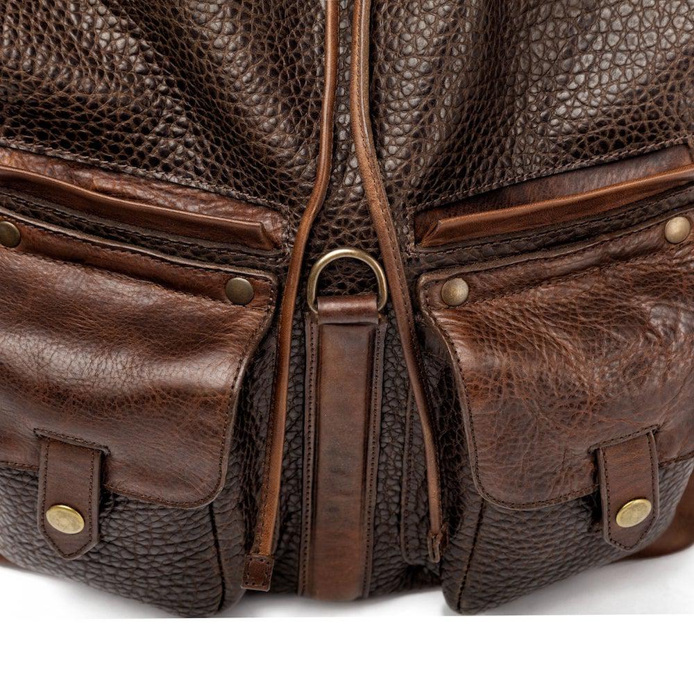 Theodore Leather Backpack-Bags > Backpack > Leather-Espresso-Mission Mercantile Leather Goods