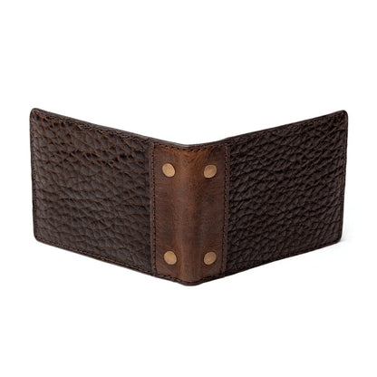 Theodore Leather Bifold Wallet-Accessories > Wallet > Leather-Espresso-Mission Mercantile Leather Goods