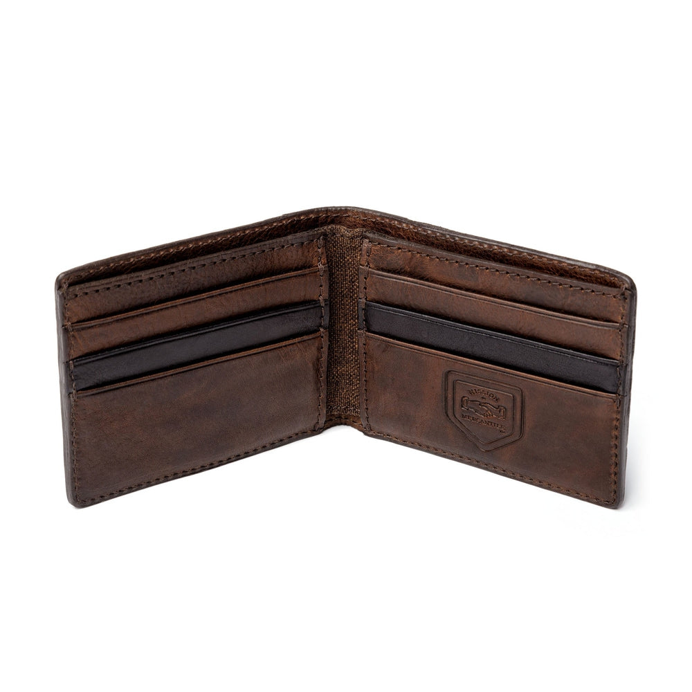 Theodore Leather Bifold Wallet-Accessories > Wallet > Leather-Espresso-Mission Mercantile Leather Goods