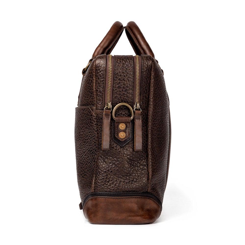 Theodore Leather Briefcase-Bags > Briefcase > Leather-Espresso-Mission Mercantile Leather Goods