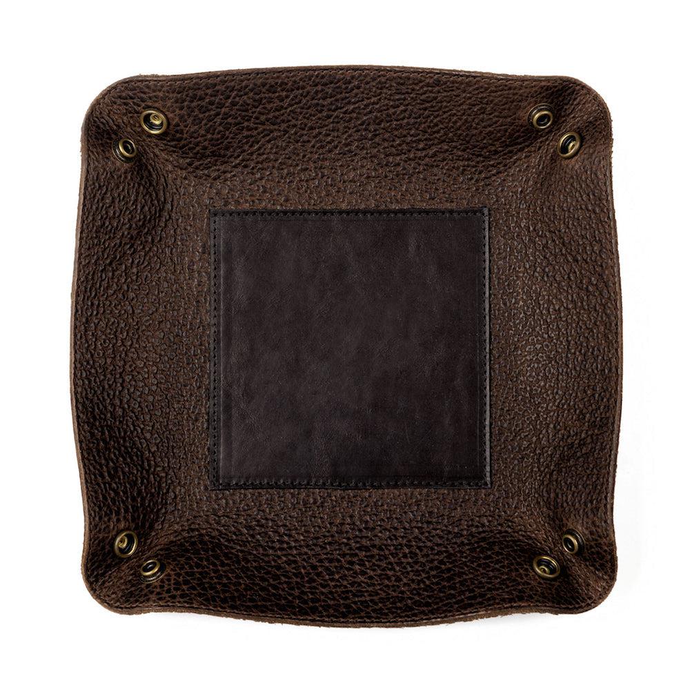 Theodore Leather Desk Caddy-Accessories > Office & Tech > Leather-Espresso-Mission Mercantile Leather Goods