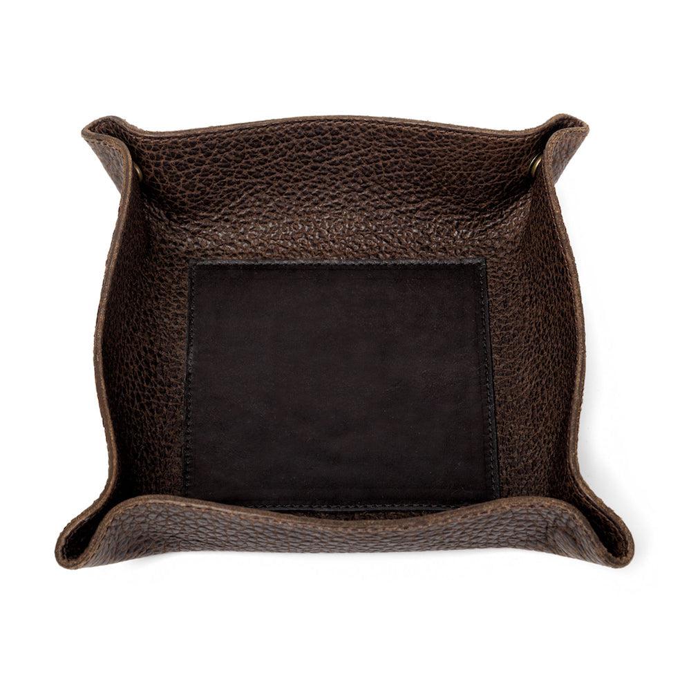 Theodore Leather Desk Caddy-Accessories > Office & Tech > Leather-Espresso-Mission Mercantile Leather Goods
