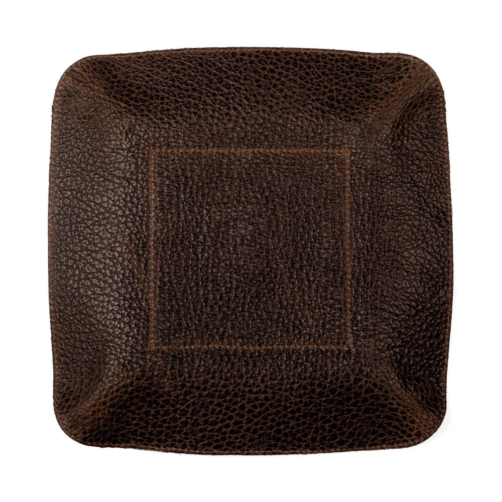 Theodore Leather Desk Caddy-Accessories > Office & Tech > Leather-Espresso-Mission Mercantile Leather Goods
