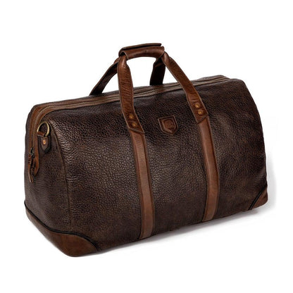 Theodore Leather Duffle Bag-Bags > Duffle Bag > Leather-Espresso-Mission Mercantile Leather Goods