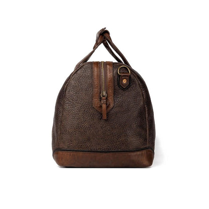 Theodore Leather Duffle Bag-Bags > Duffle Bag > Leather-Espresso-Mission Mercantile Leather Goods