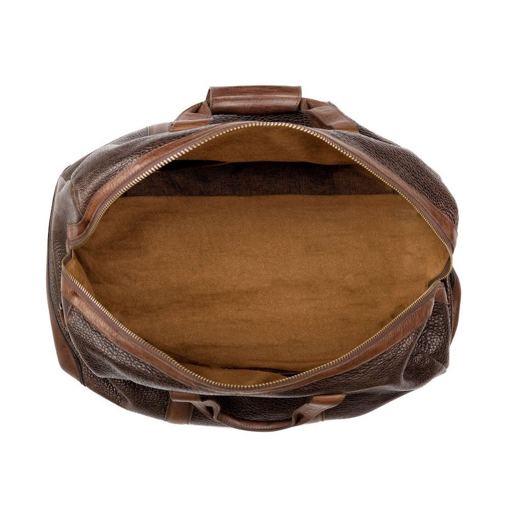 Theodore Leather Duffle Bag-Bags > Duffle Bag > Leather-Espresso-Mission Mercantile Leather Goods