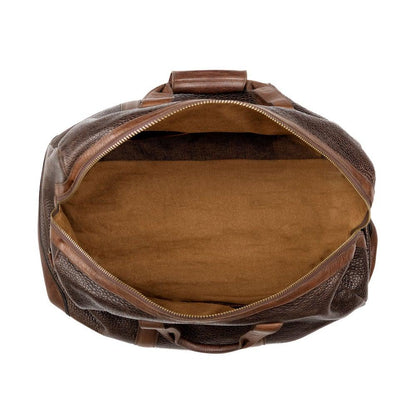 Theodore Leather Duffle Bag-Bags > Duffle Bag > Leather-Espresso-Mission Mercantile Leather Goods
