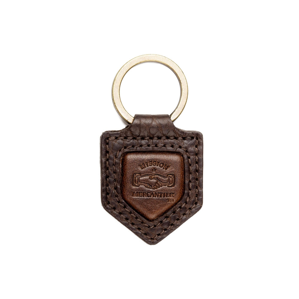 Theodore Leather Keyring-Accessories > Keychain > Leather-Espresso-Mission Mercantile Leather Goods