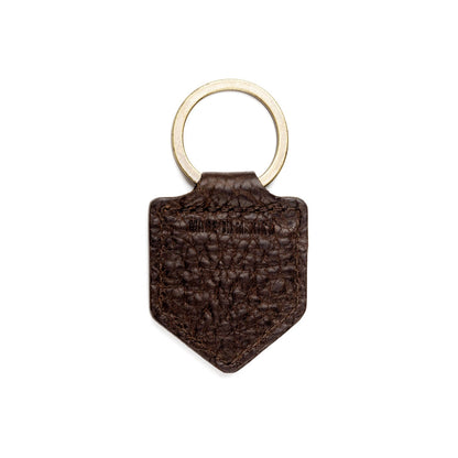 Theodore Leather Keyring-Accessories > Keychain > Leather-Espresso-Mission Mercantile Leather Goods