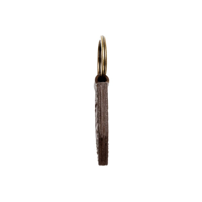 Theodore Leather Keyring-Accessories > Keychain > Leather-Espresso-Mission Mercantile Leather Goods
