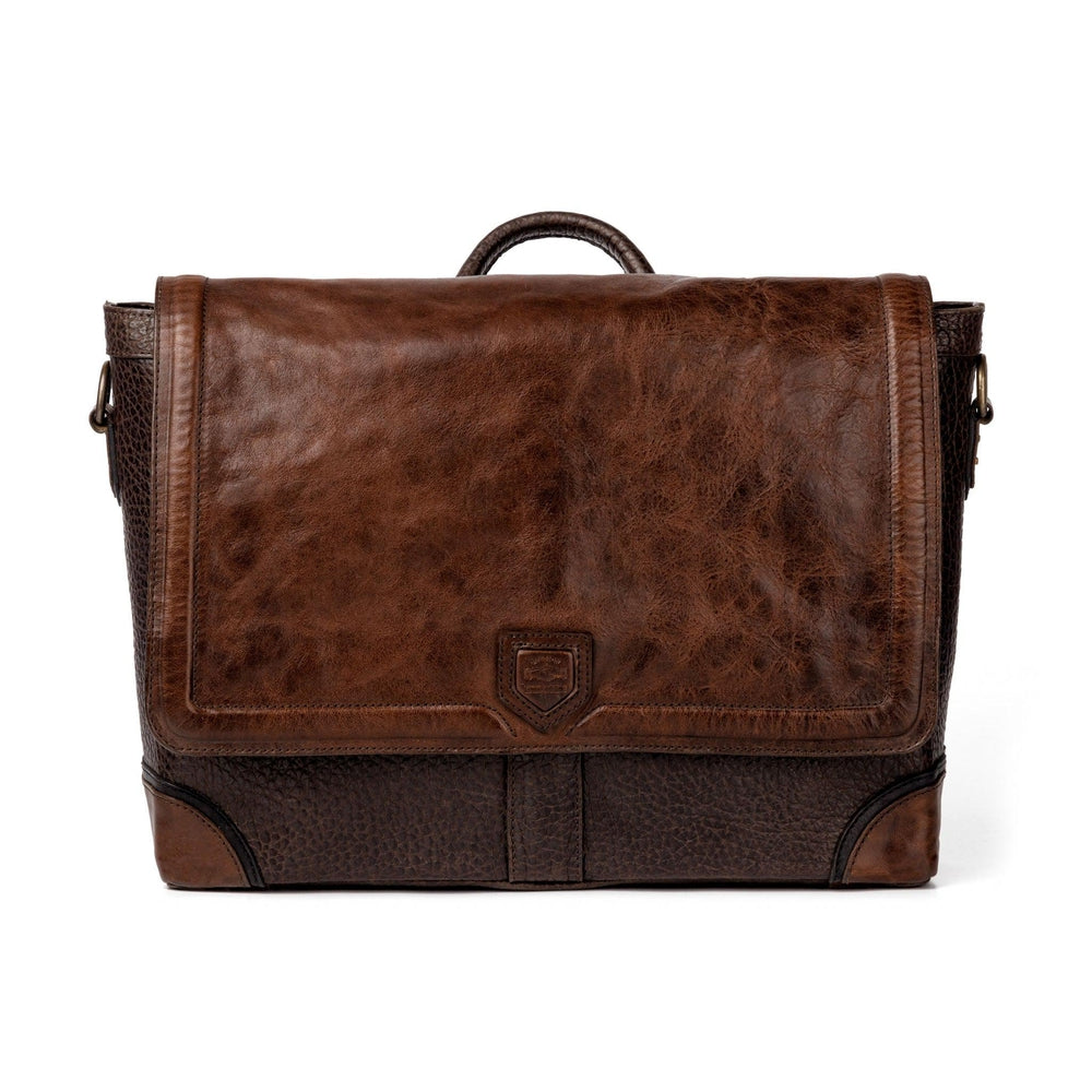 Theodore Leather Messenger-Bags > Messenger > Leather-Espresso-Mission Mercantile Leather Goods