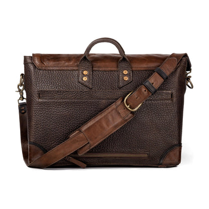 Theodore Leather Messenger-Bags > Messenger > Leather-Espresso-Mission Mercantile Leather Goods