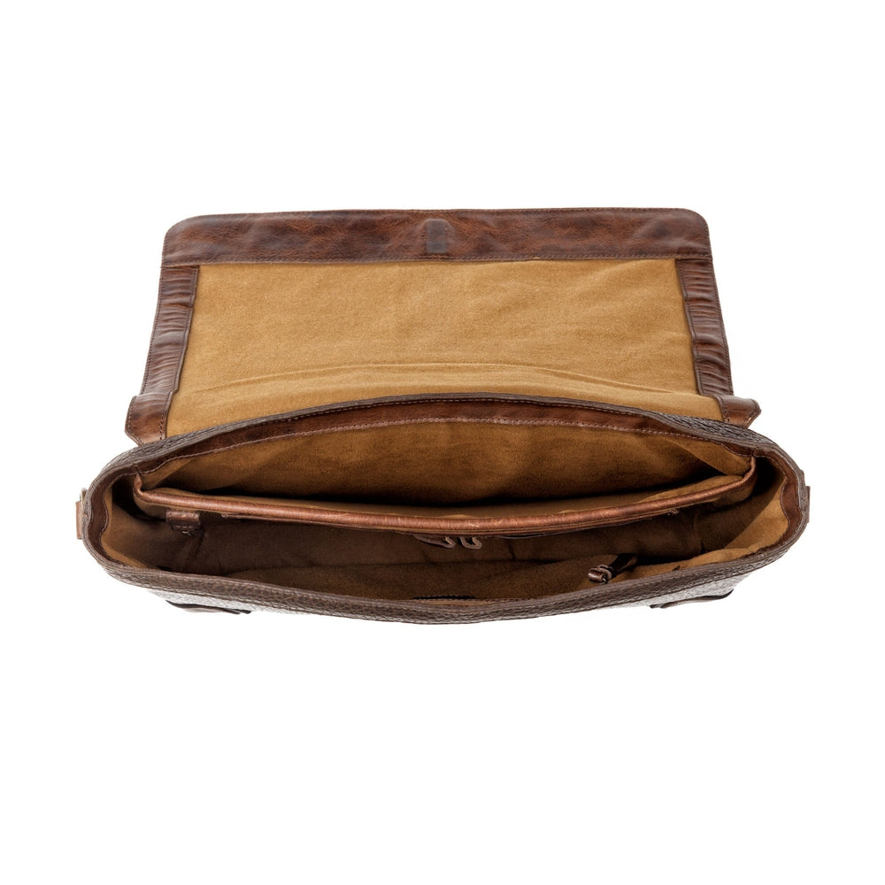 Theodore Leather Messenger-Bags > Messenger > Leather-Espresso-Mission Mercantile Leather Goods