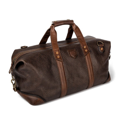 Theodore Leather Weekender Bag-Bags > Duffle Bag > Leather-Espresso-Mission Mercantile Leather Goods