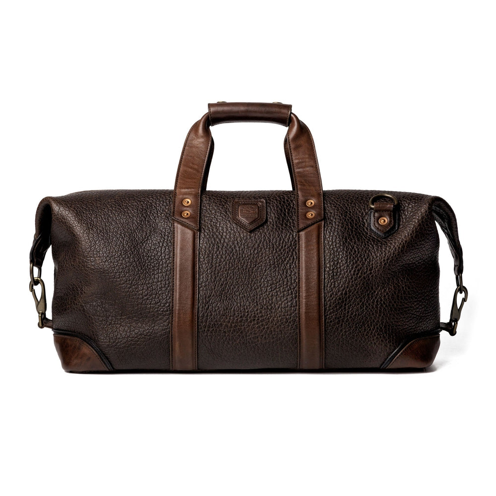 Theodore Leather Weekender Bag-Bags > Duffle Bag > Leather-Espresso-Mission Mercantile Leather Goods