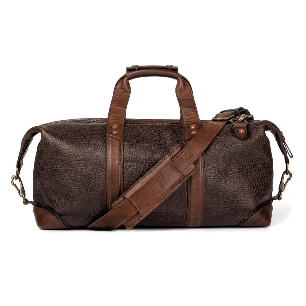 Theodore Leather Weekender Bag-Bags > Duffle Bag > Leather-Espresso-Mission Mercantile Leather Goods