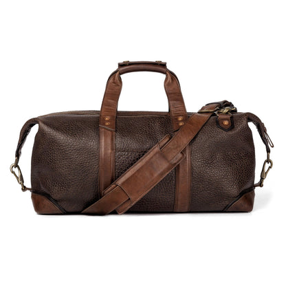 Theodore Leather Weekender Bag-Bags > Duffle Bag > Leather-Espresso-Mission Mercantile Leather Goods