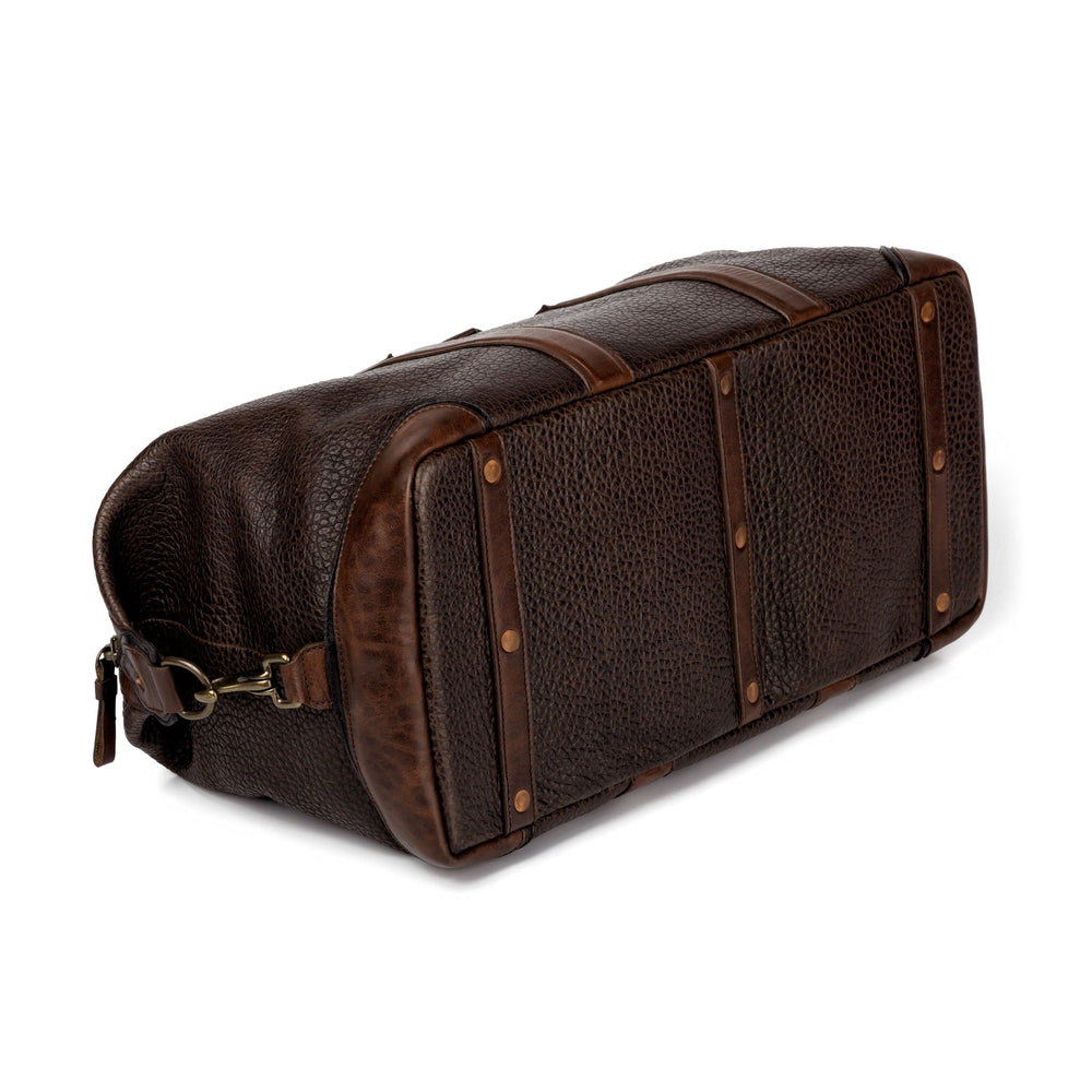 Theodore Leather Weekender Bag-Bags > Duffle Bag > Leather-Espresso-Mission Mercantile Leather Goods