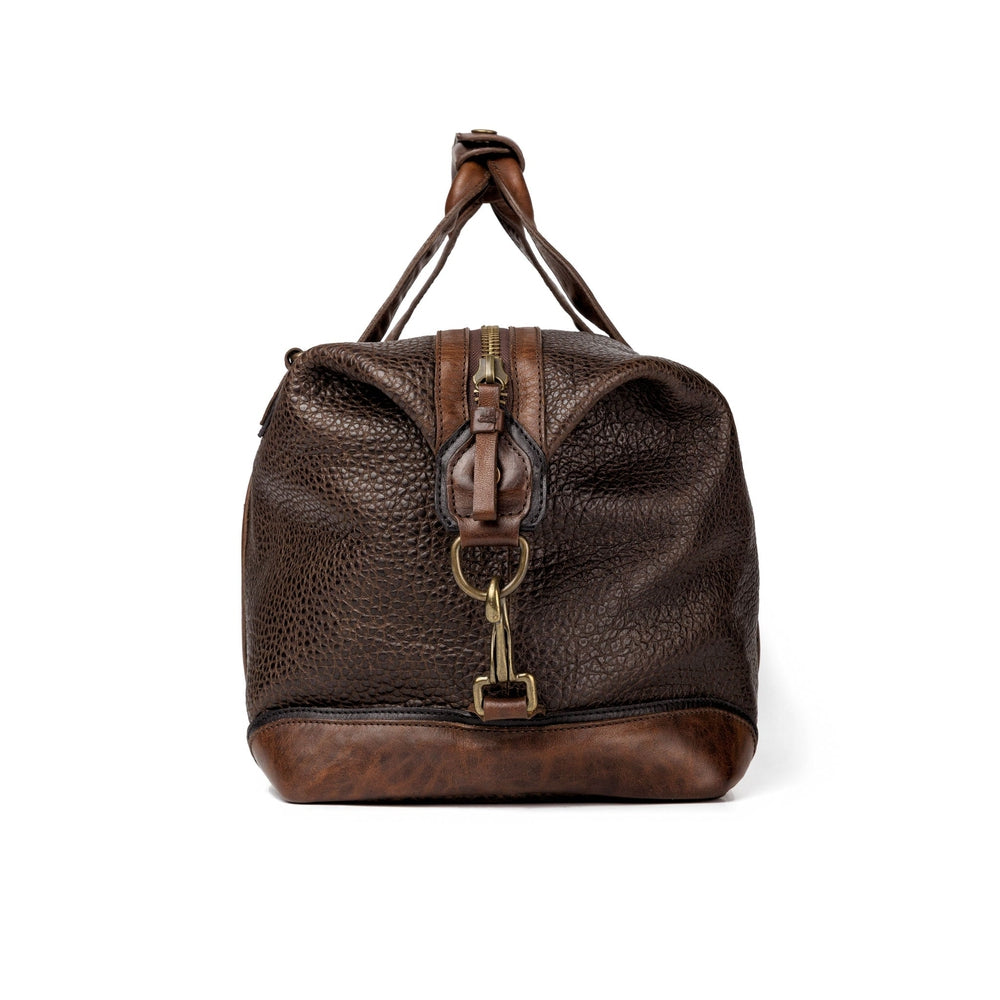 Theodore Leather Weekender Bag-Bags > Duffle Bag > Leather-Espresso-Mission Mercantile Leather Goods