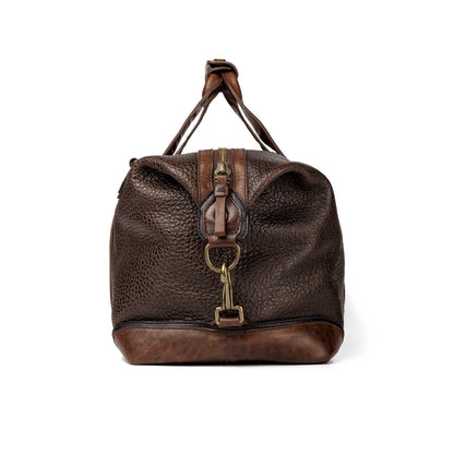 Theodore Leather Weekender Bag-Bags > Duffle Bag > Leather-Espresso-Mission Mercantile Leather Goods