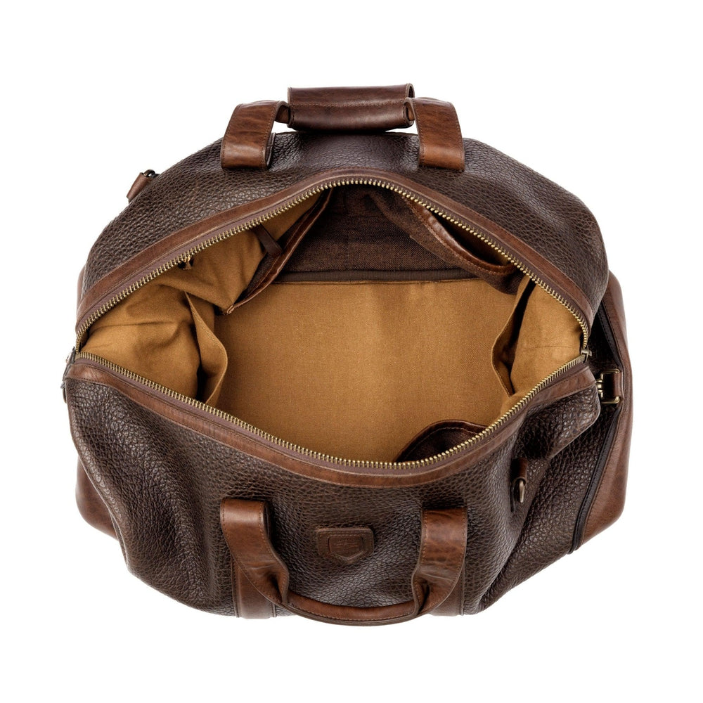 Theodore Leather Weekender Bag-Bags > Duffle Bag > Leather-Espresso-Mission Mercantile Leather Goods