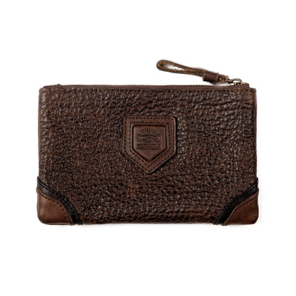 Theodore Leather Zippered Pouch-Accessories > Pouch > Leather-Espresso-Mission Mercantile Leather Goods
