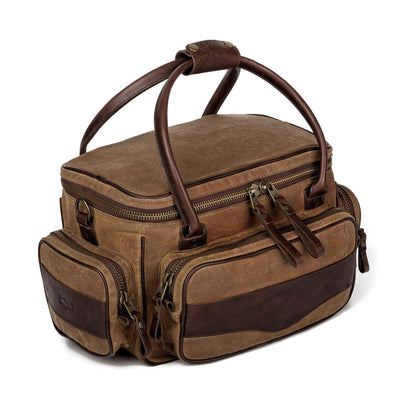 White Wing Waxed Canvas Hunting Guide Bag-Bags > Hunting & Outdoor > Waxed Canvas-Smoke-Brown-Mission Mercantile Leather Goods
