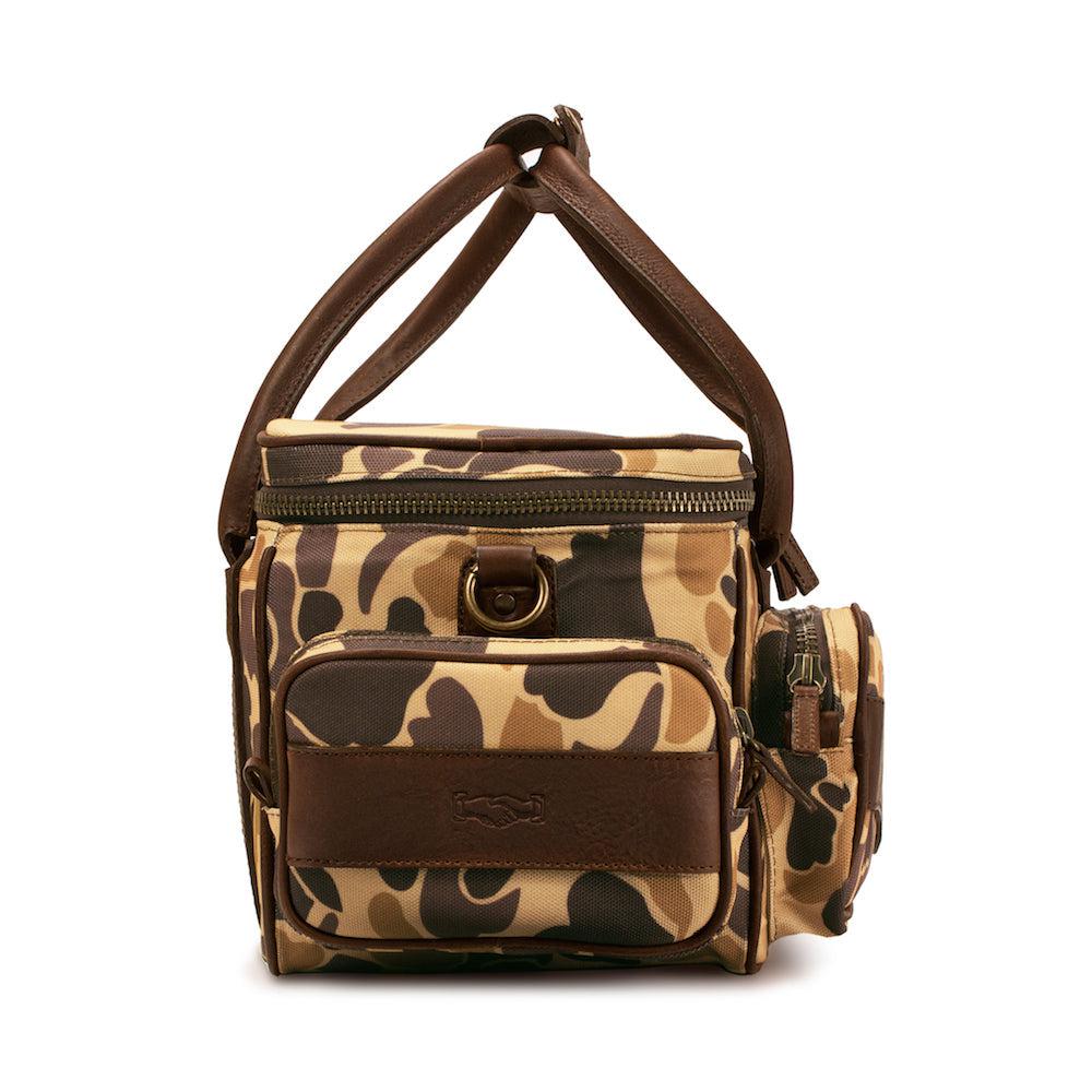 White Wing Waxed Canvas Hunting Guide Bag-Bags > Hunting & Outdoor > Waxed Canvas-Smoke-Vintage Camo-Mission Mercantile Leather Goods