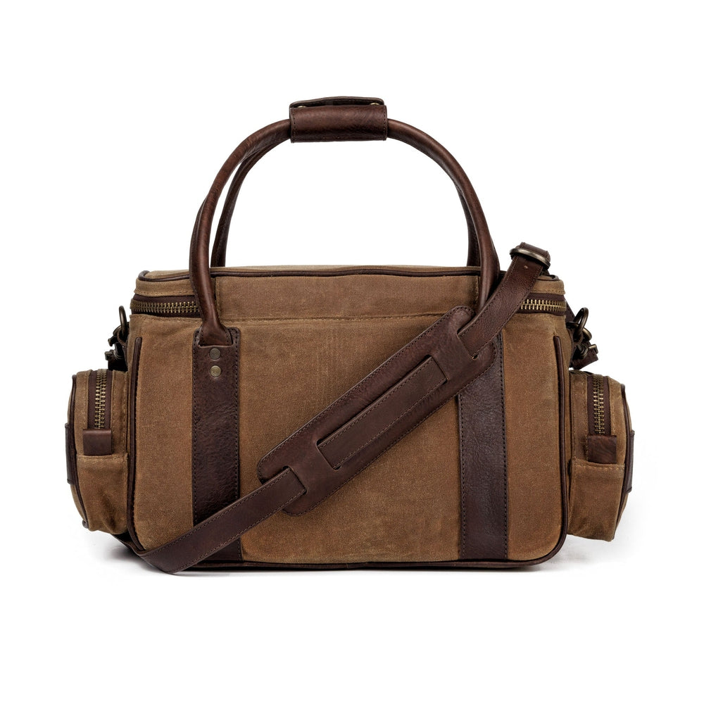 White Wing Waxed Canvas Hunting Guide Bag-Bags > Hunting & Outdoor > Waxed Canvas-Smoke-Brown-Mission Mercantile Leather Goods