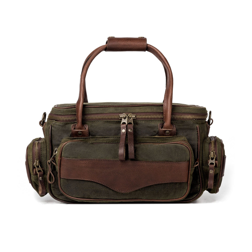 White Wing Waxed Canvas Hunting Guide Bag-Bags > Hunting & Outdoor > Waxed Canvas-Smoke-Forest-Mission Mercantile Leather Goods