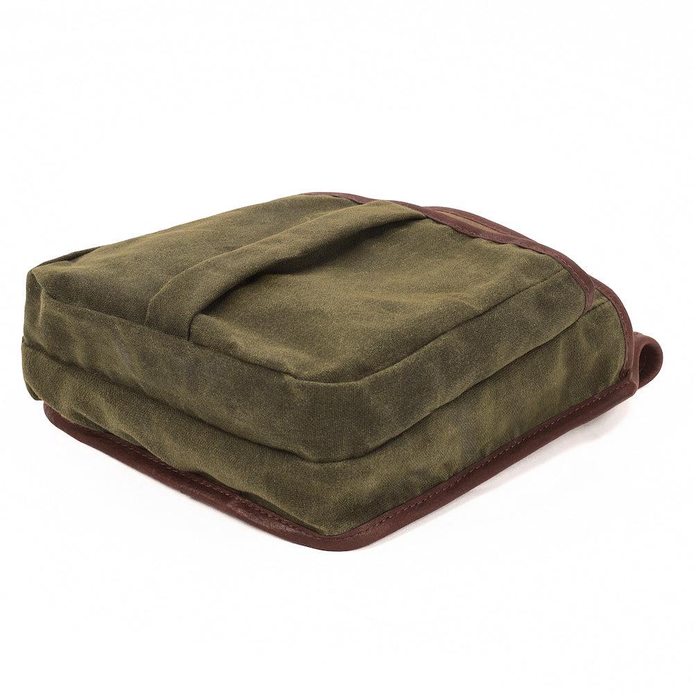 White Wing Waxed Canvas Hunting Double Belt Pouch-Bags > Hunting & Outdoor > Waxed Canvas-White Wing-Smoke-Forest-Mission Mercantile Leather Goods