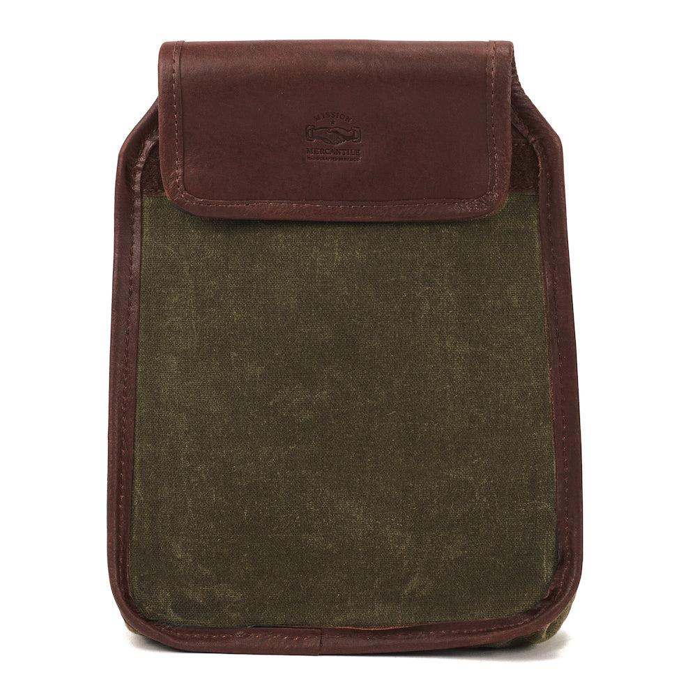 White Wing Waxed Canvas Hunting Double Belt Pouch-Bags > Hunting & Outdoor > Waxed Canvas-White Wing-Smoke-Forest-Mission Mercantile Leather Goods