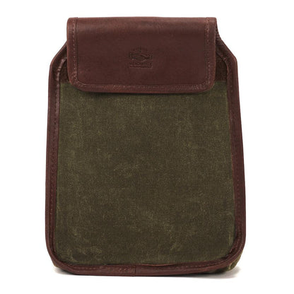 White Wing Waxed Canvas Hunting Double Belt Pouch-Bags > Hunting & Outdoor > Waxed Canvas-White Wing-Smoke-Forest-Mission Mercantile Leather Goods
