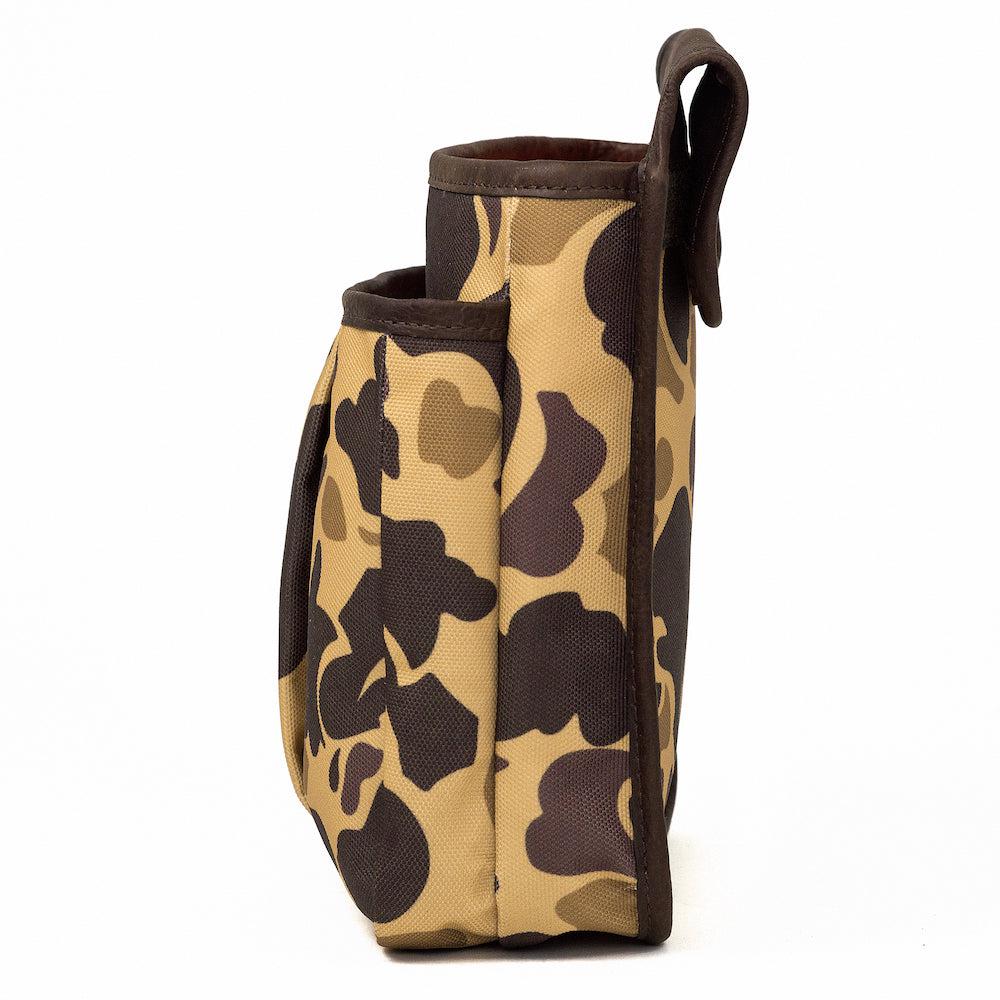White Wing Waxed Canvas Hunting Double Belt Pouch-Bags > Hunting & Outdoor > Waxed Canvas-White Wing-Smoke-Vintage Camo-Mission Mercantile Leather Goods