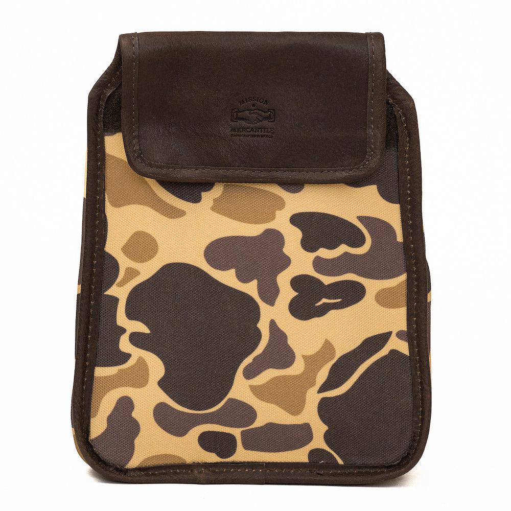 White Wing Waxed Canvas Hunting Double Belt Pouch-Bags > Hunting & Outdoor > Waxed Canvas-White Wing-Smoke-Vintage Camo-Mission Mercantile Leather Goods