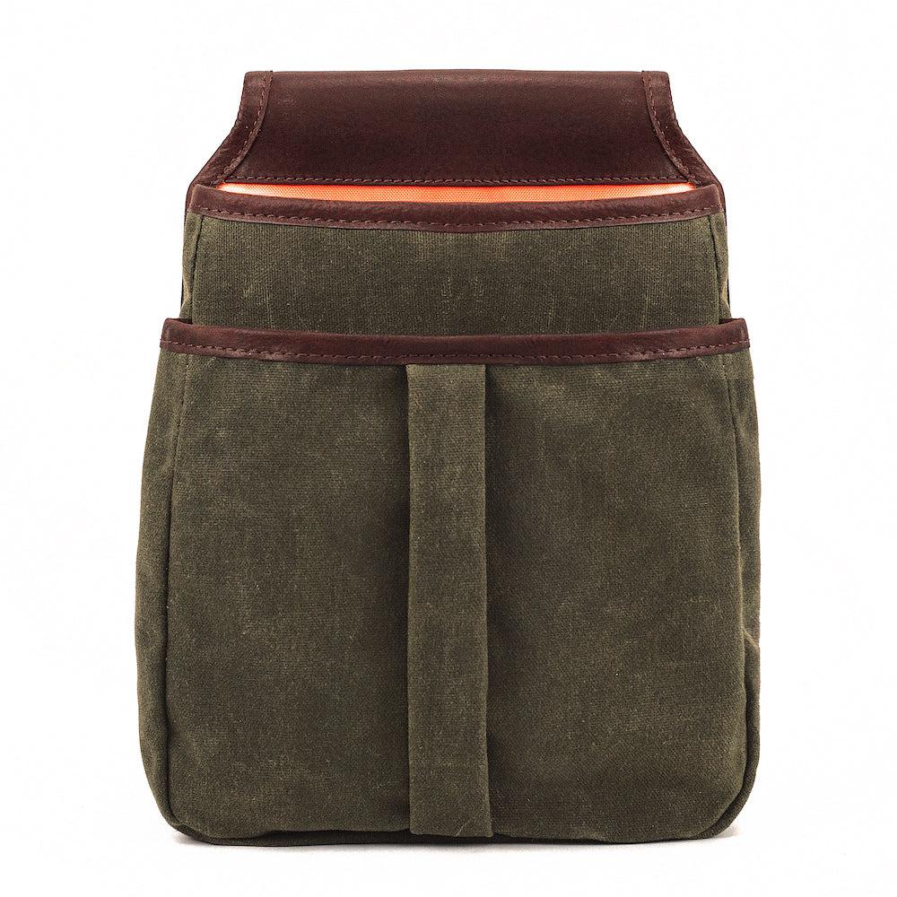 White Wing Waxed Canvas Hunting Double Belt Pouch-Bags > Hunting & Outdoor > Waxed Canvas-White Wing-Smoke-Forest-Mission Mercantile Leather Goods