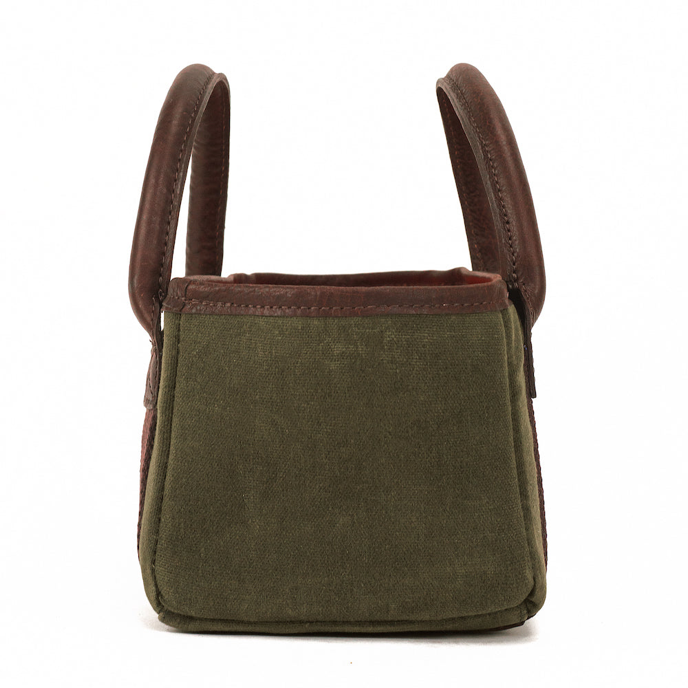 White Wing Waxed Canvas Hunting Four Box Shell Carrier > Hunting & Outdoor > Waxed Canvas-Smoke-Forest-Mission Mercantile Leather Goods