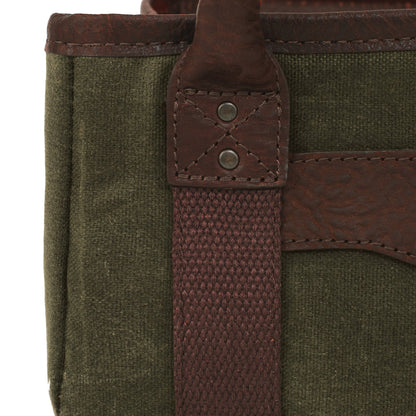 White Wing Waxed Canvas Hunting Four Box Shell Carrier > Hunting & Outdoor > Waxed Canvas-Smoke-Forest-Mission Mercantile Leather Goods