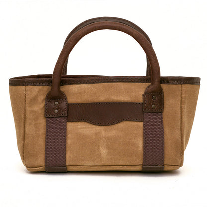 White Wing Waxed Canvas Hunting Four Box Shell Carrier > Hunting & Outdoor > Waxed Canvas-Smoke-Brown-Mission Mercantile Leather Goods