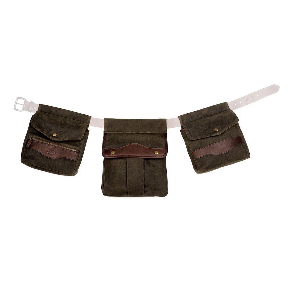 White Wing Waxed Canvas Hunting Game Bag Set-Bags > Hunting & Outdoor > Waxed Canvas-Smoke-Forest-Mission Mercantile Leather Goods
