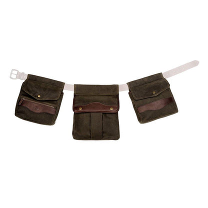 White Wing Waxed Canvas Hunting Game Bag Set-Bags > Hunting & Outdoor > Waxed Canvas-Smoke-Forest-Mission Mercantile Leather Goods
