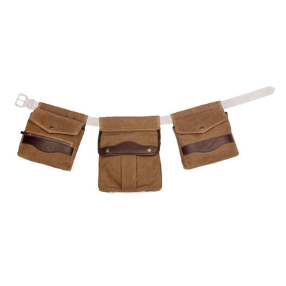White Wing Waxed Canvas Hunting Game Bag Set-Bags > Hunting & Outdoor > Waxed Canvas-Smoke-Brown-Mission Mercantile Leather Goods