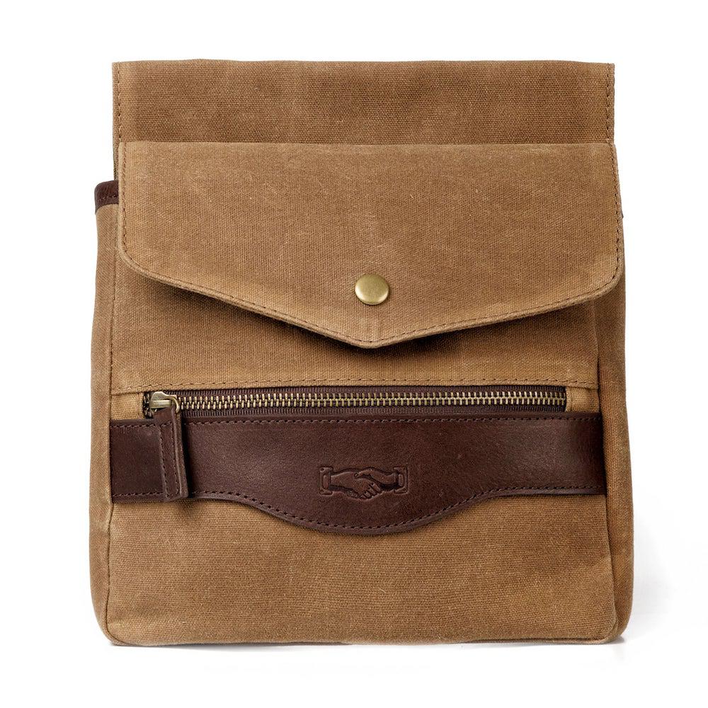 White Wing Waxed Canvas Hunting Game Bag Set-Bags > Hunting & Outdoor > Waxed Canvas-Smoke-Brown-Mission Mercantile Leather Goods